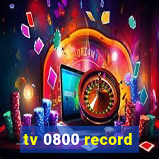 tv 0800 record